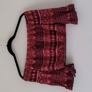 Off the Shoulder Crop Top